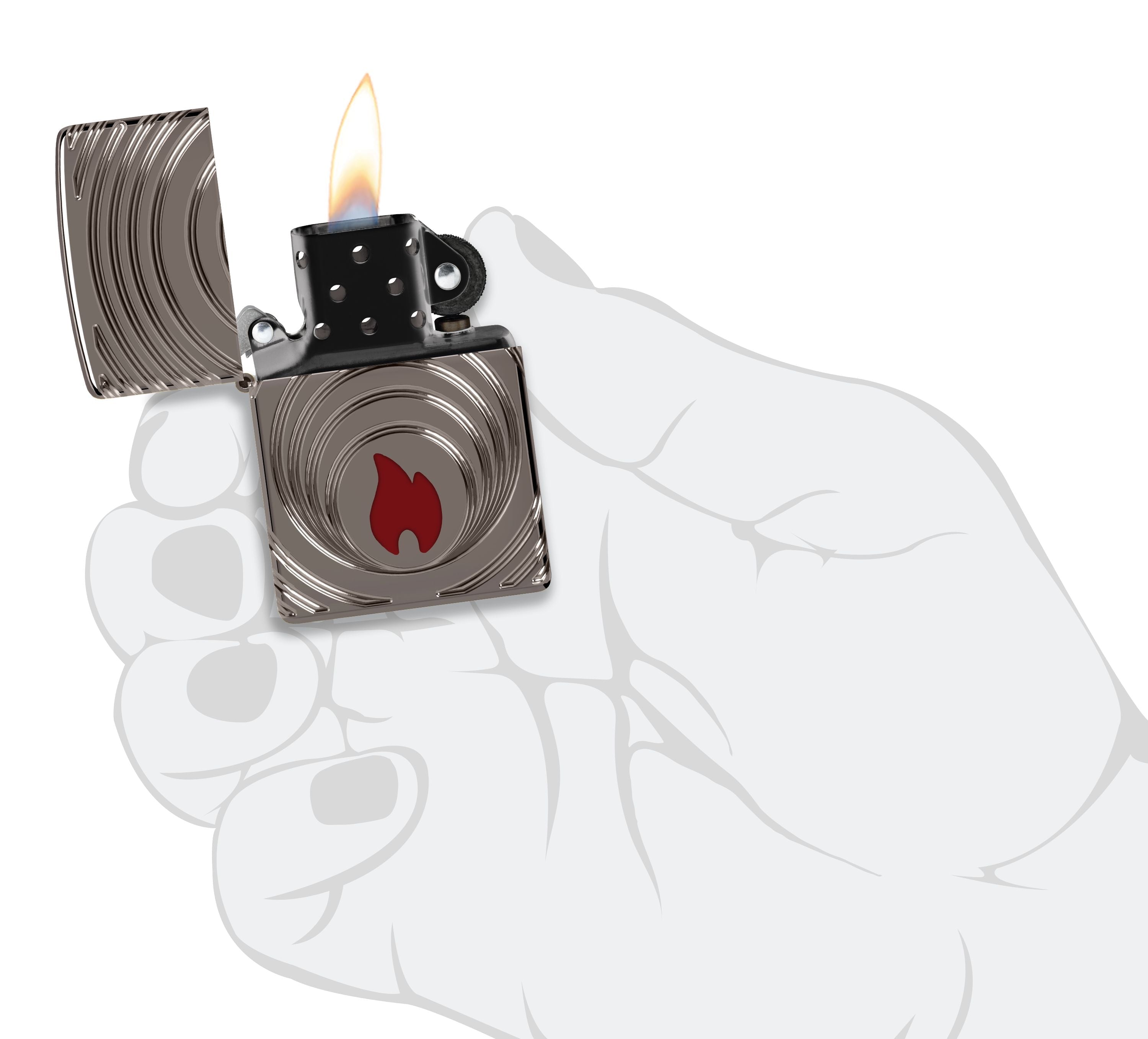Zippo Armor 2026 Collectible of the Year, Black Ice Lighter #47218