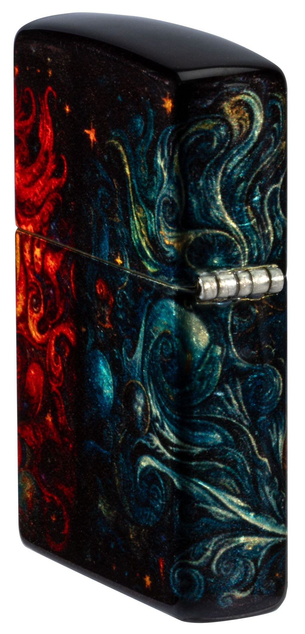 Zippo Spiritual Sun and Moon, 540° Tumbled Brass Fusion Lighter #46563