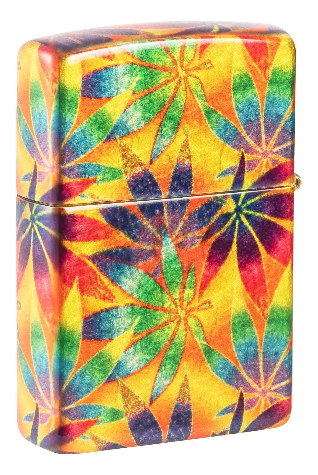Zippo Cannabis Tumbled Brass, 540° Fusion Lighter #48776