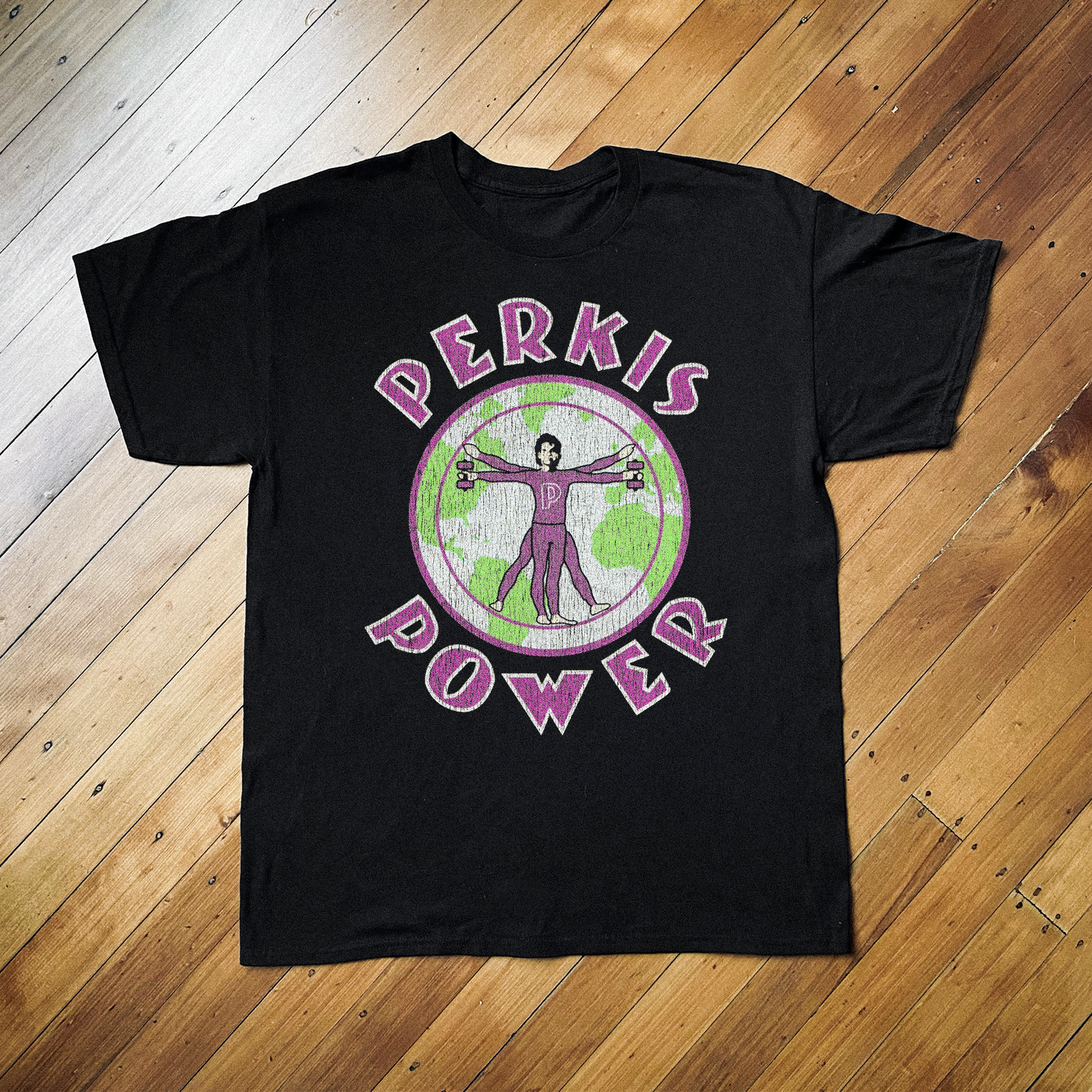 Vintage Perkis Power Heavyweights Black T-Shirt