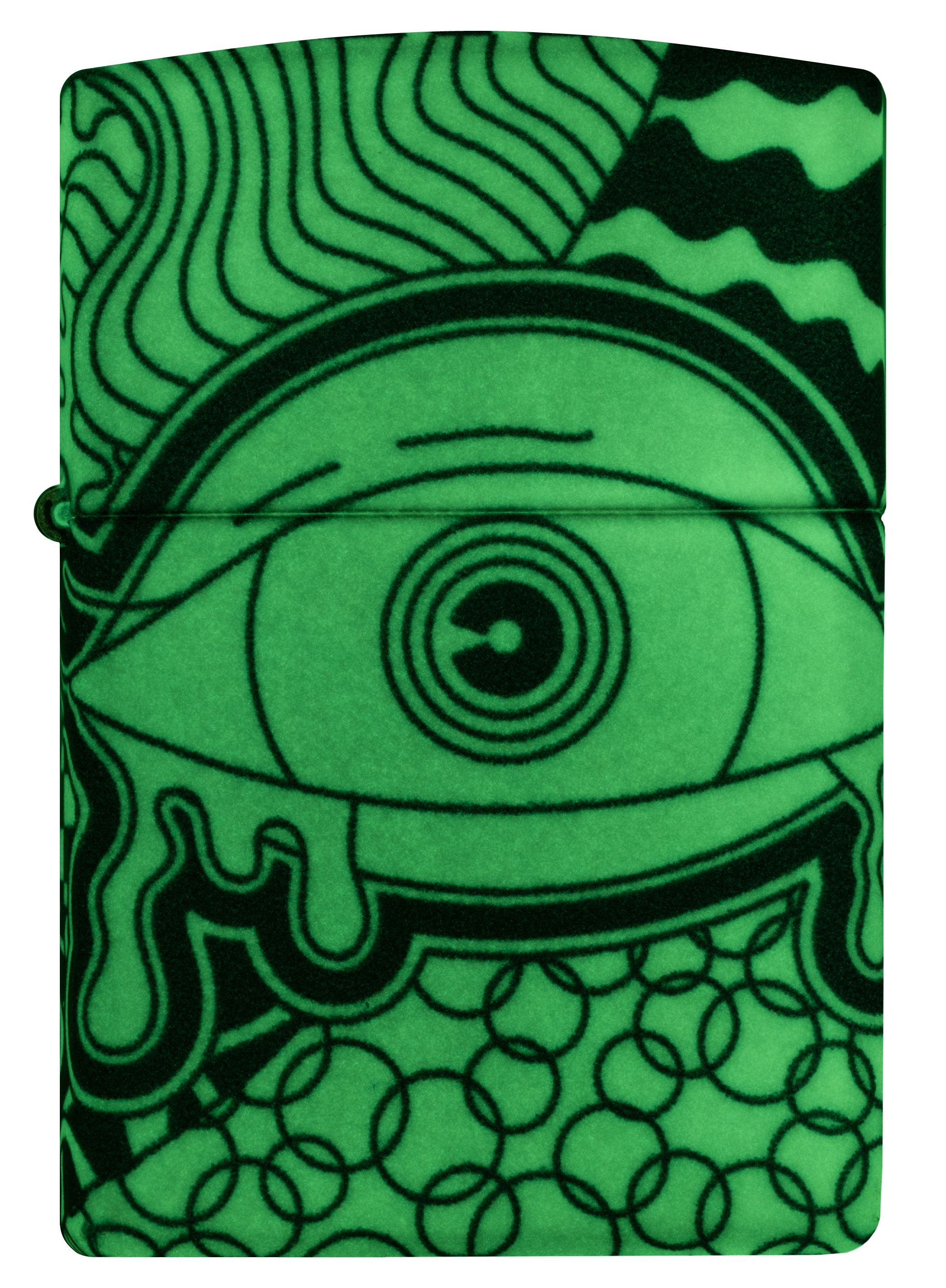 Zippo Psychedelic Eye 540°, Glow-in-the-Dark Lighter #46428
