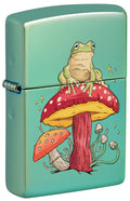 Zippo Mystical Frog, High Polish Green Lighter #48973
