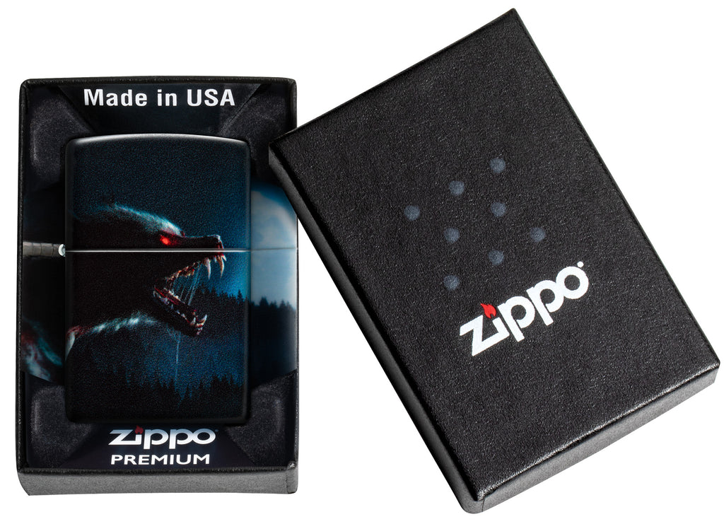 Zippo Horror Wolf, 540° Matte Lighter #48923