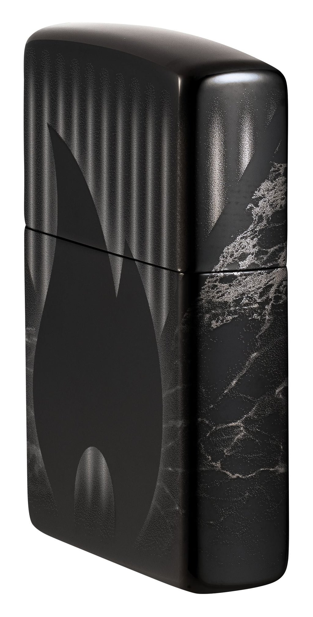 Zippo Flame Logo Photo Image 360°, High Polish Black Lighter #48738
