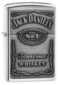 Zippo Jack Daniels Tennessee Whiskey, High Polish Chrome Lighter #250JD.427