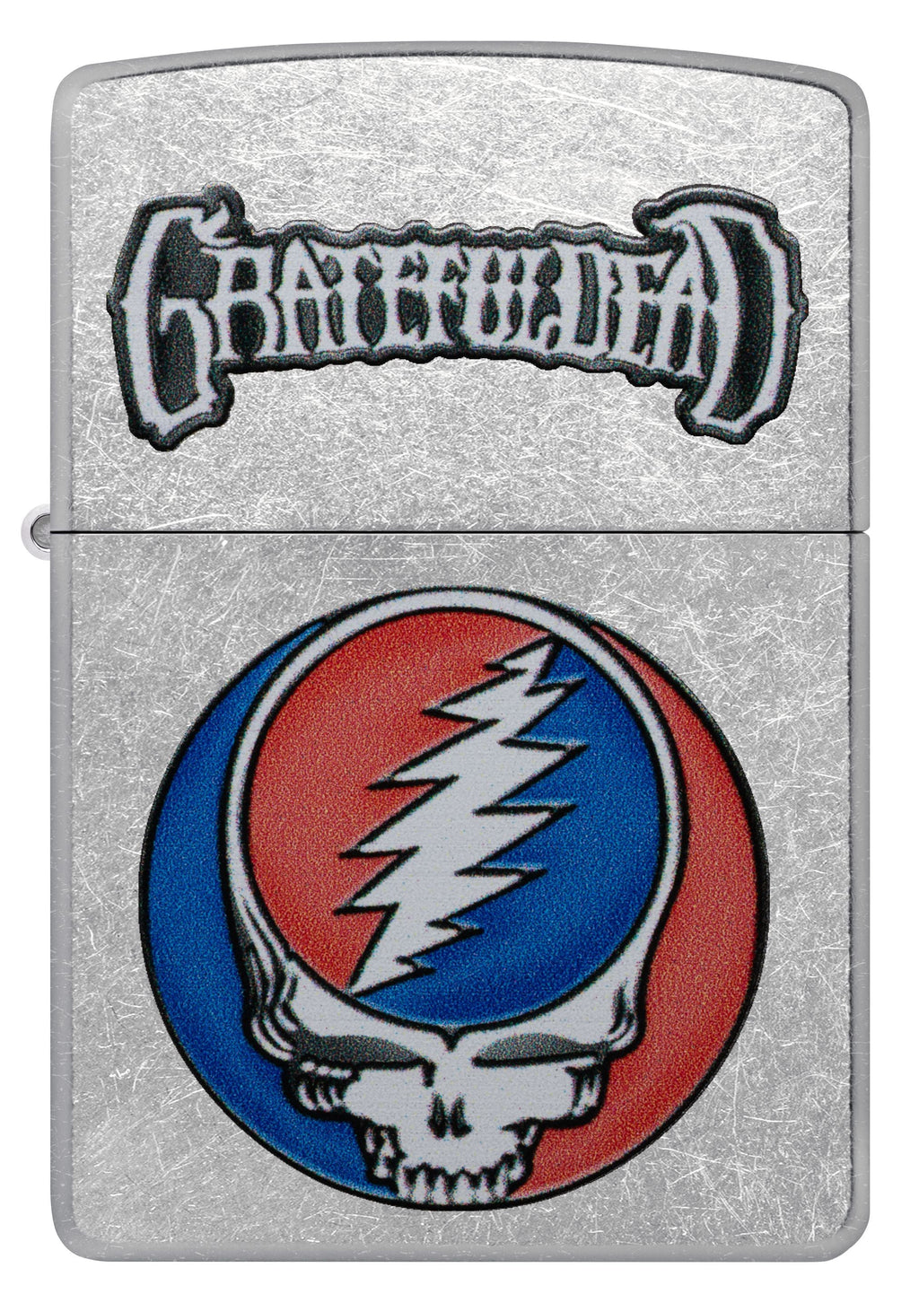 Zippo Grateful Dead Stealie Logo, Street Chrome Lighter #47247