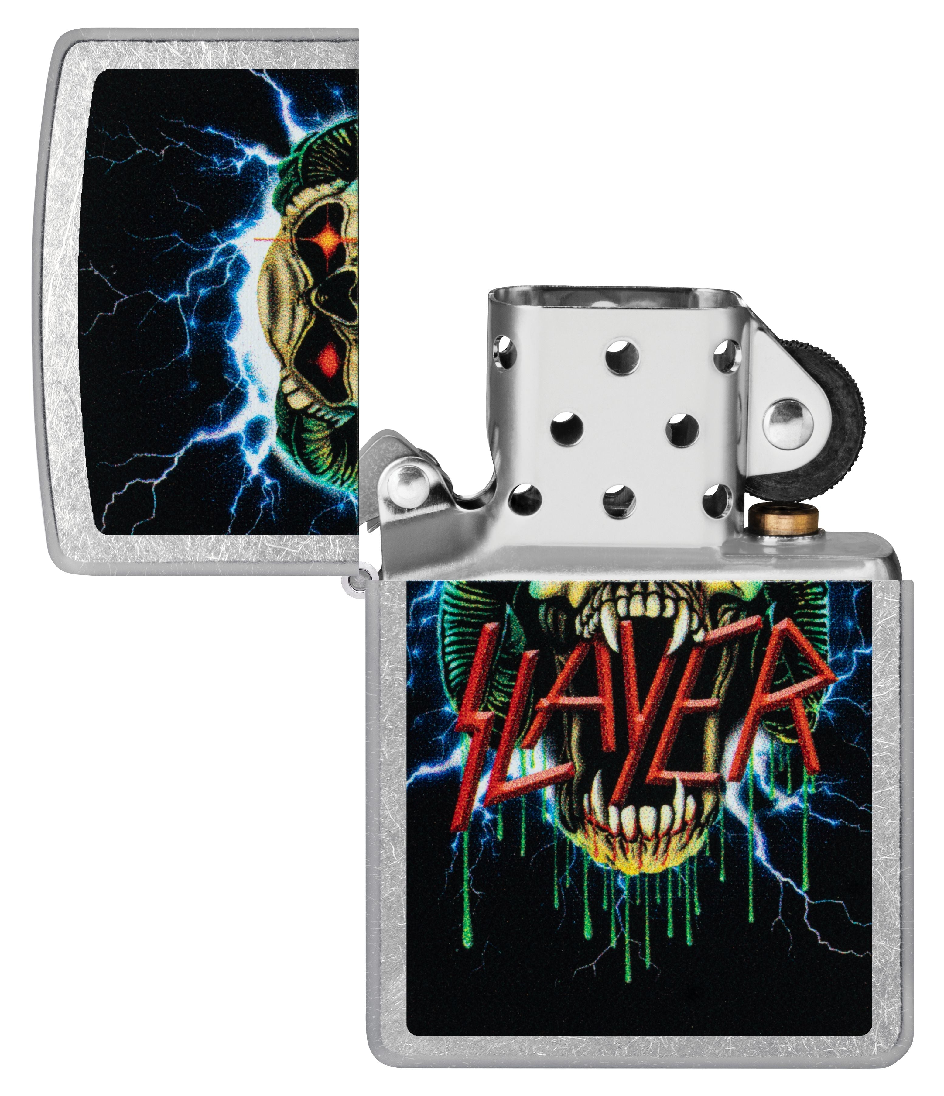 Zippo Slayer Rock Band, Street Chrome Lighter #47222
