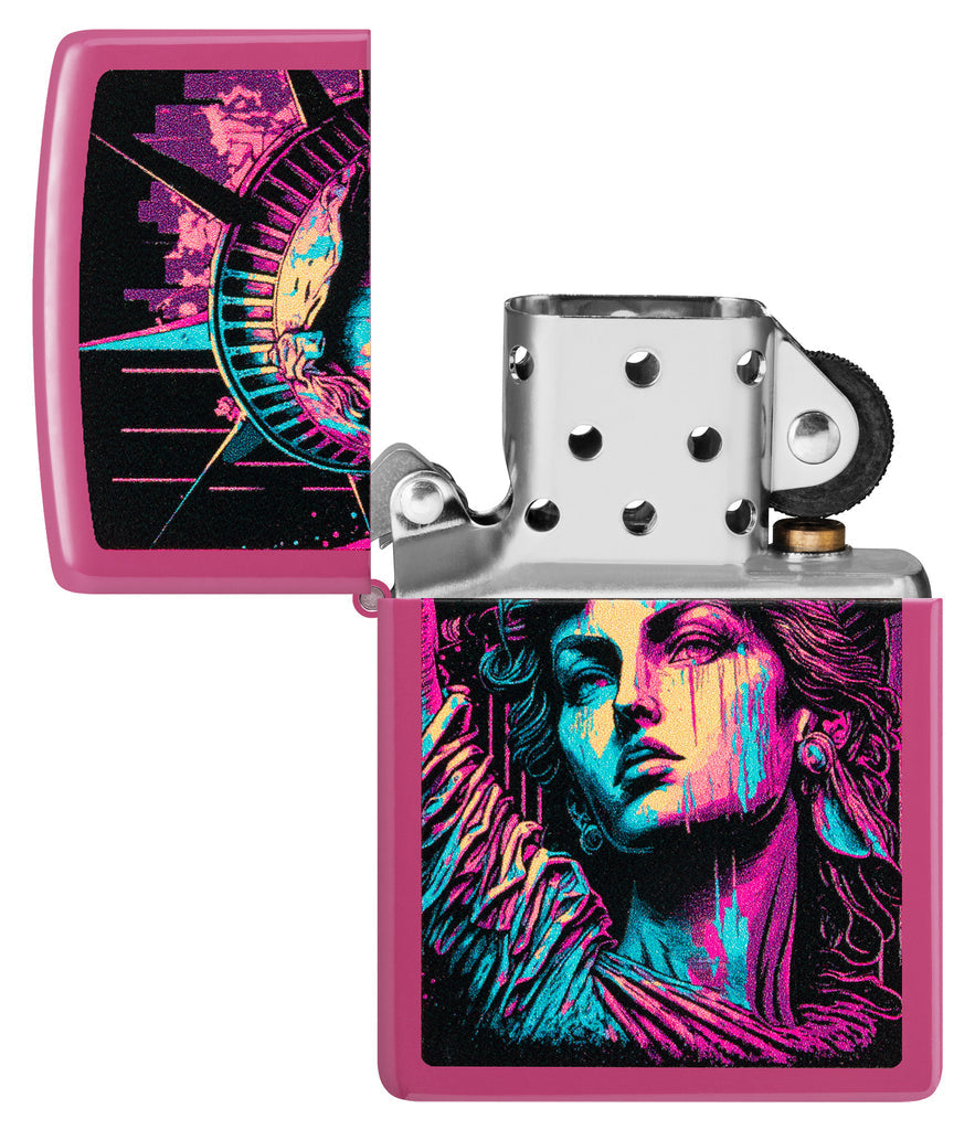 Zippo American Lady Statue of Liberty, Frequency Lighter #48916