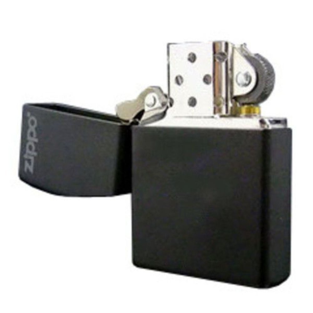 Zippo Classic Black Matte with Logo, Lighter #218ZL