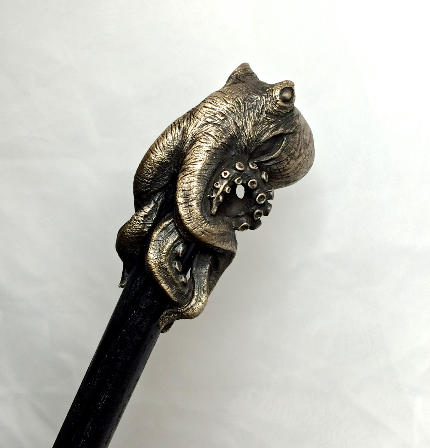Kraken Cane, Limited Edition Bronze