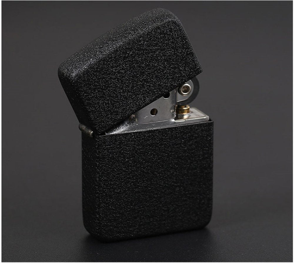Zippo 1941 Replica, Black Crackle Lighter #28582