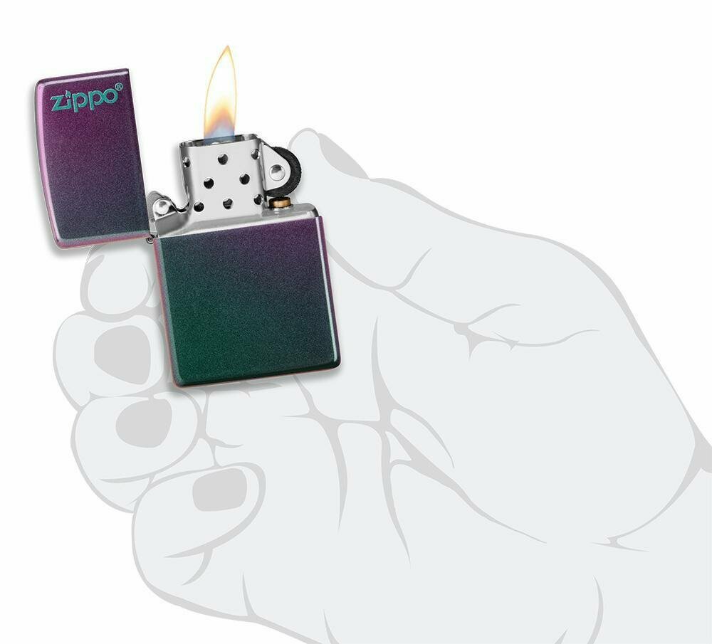 Zippo Classic Iridescent with Logo, Lighter #49146ZL