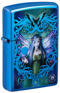 Zippo Anne Stokes Fairy, High Polish Blue Lighter #48985
