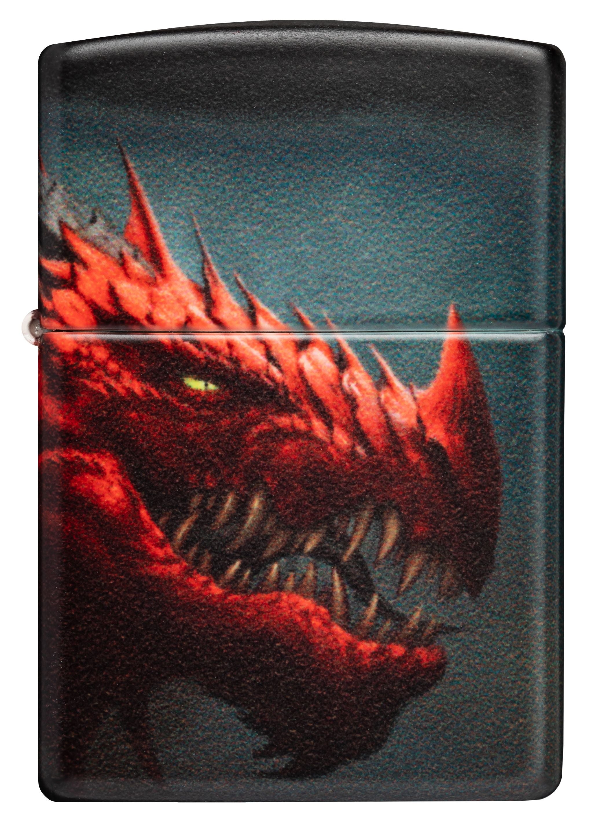 Zippo Ancient Red Dragon Color, 540° Matte Lighter #48777