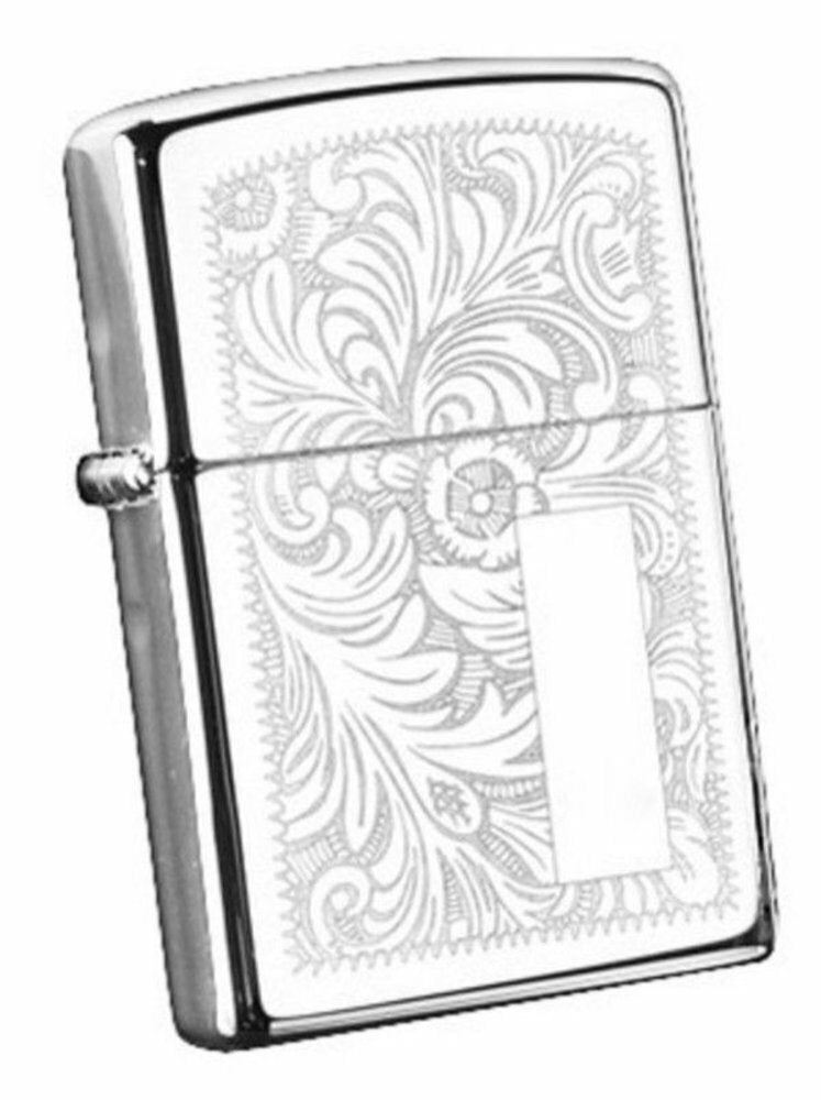 Zippo Venetian, High Polish Chrome Lighter #352