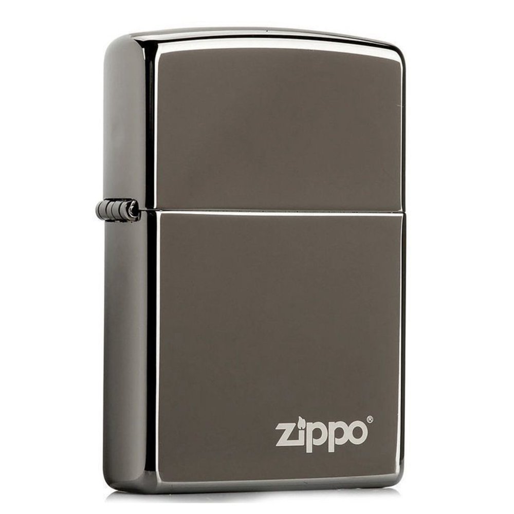 Zippo Classic Black Ice with Logo, Lighter #150ZL