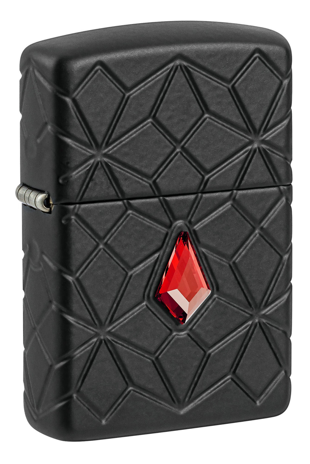 Zippo Armor Crystal Attached, Black Matte Lighter #46756