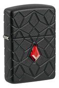 Zippo Armor Crystal Attached, Black Matte Lighter #46756