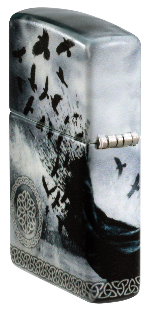 Zippo Mazzi Gothic Lady Ravens, 540° Color Lighter #48969