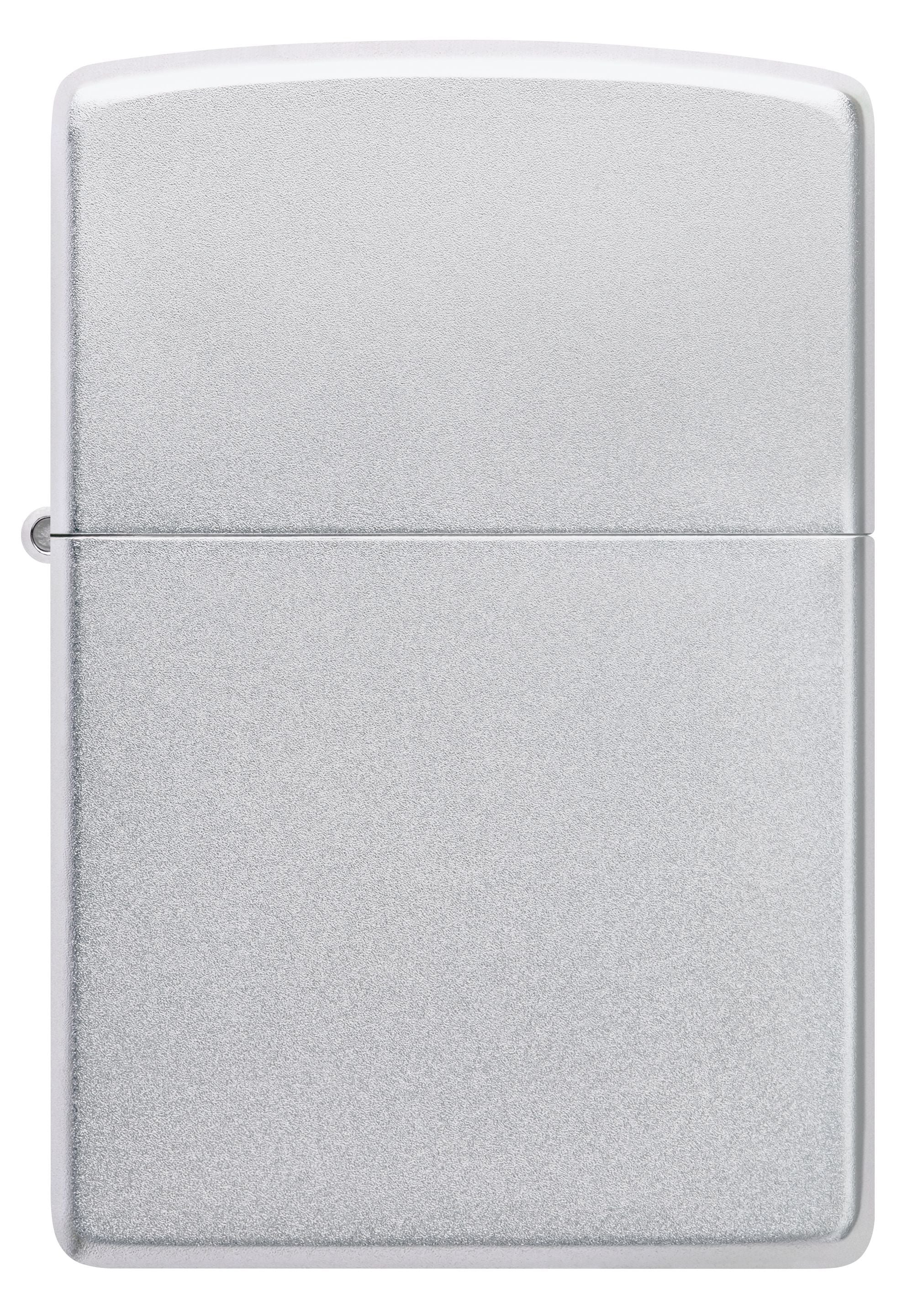 Zippo Satin Chrome & Leather Pouch Gift Set #LPGS-LPCBK-205