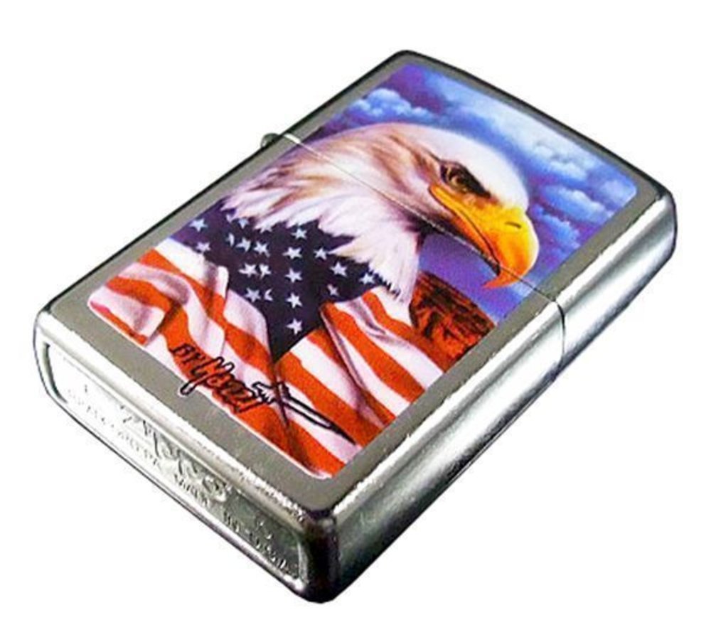 Zippo Claudio Mazzi Freedom Watch, Street Chrome Lighter #24764
