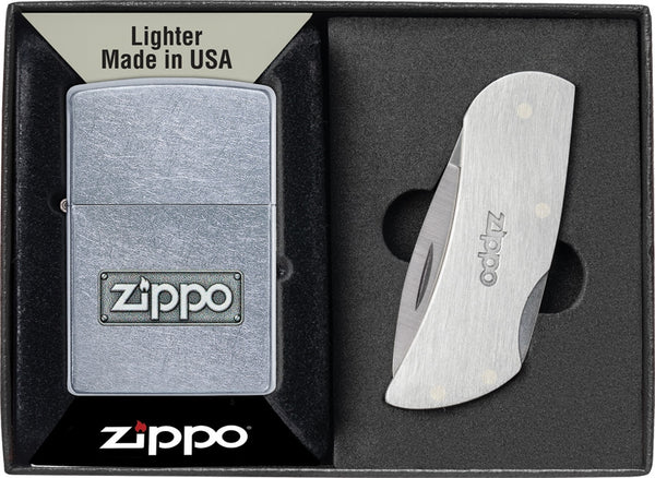 Zippo and Knife Gift Set #49391