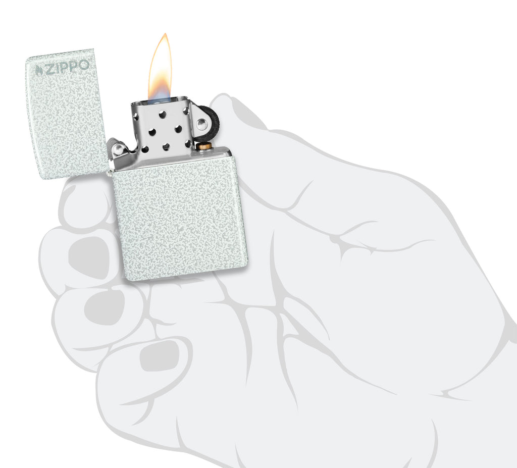 Zippo Classic Glacier with Logo, Lighter #46020ZL