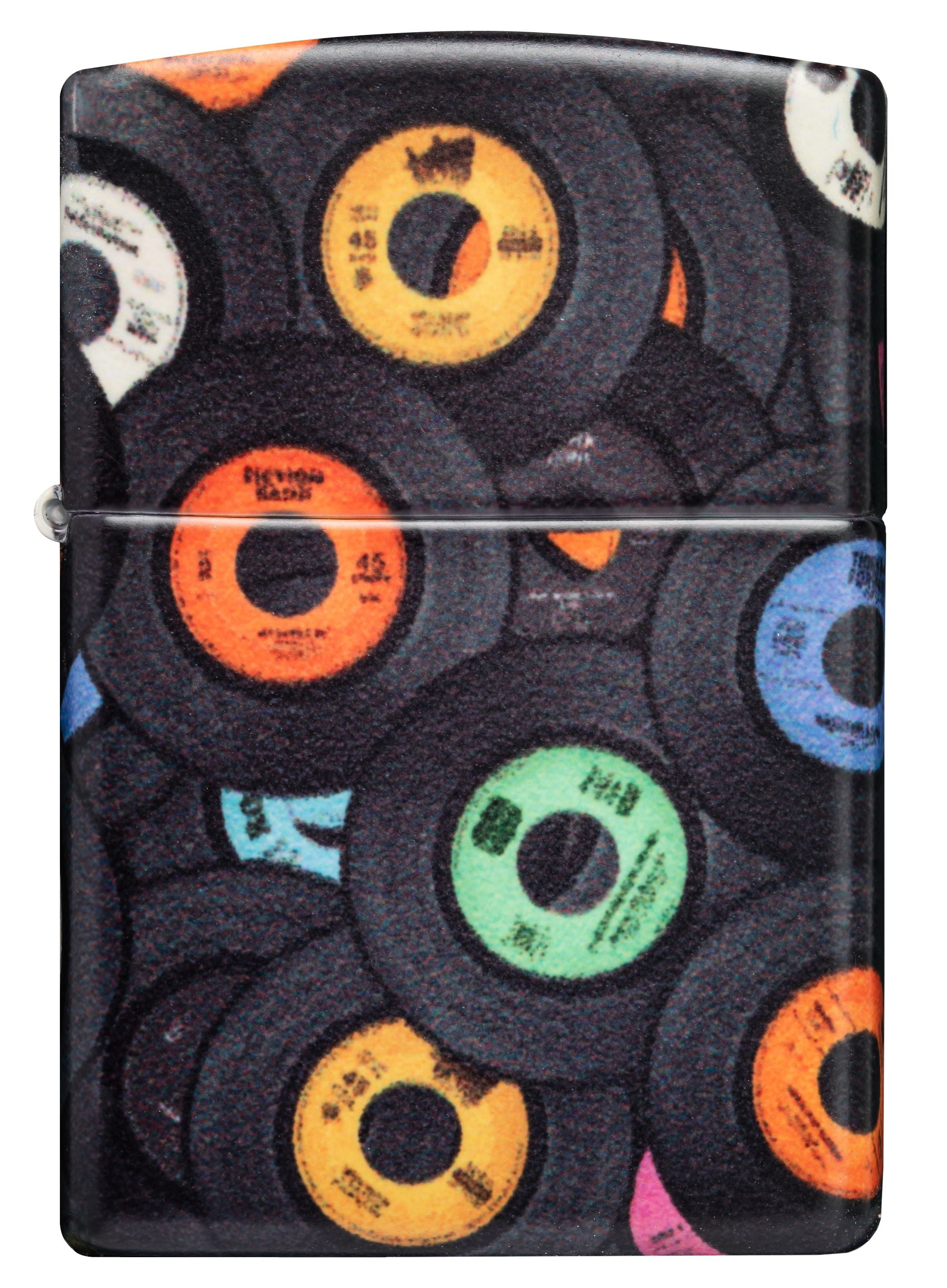 Zippo Vinyl Disc Nostalgia Matte, 540° Color Lighter #48770