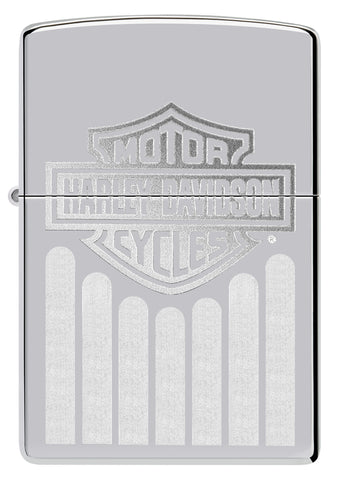 Zippo Harley-Davidson Logo, High Polish Chrome Lighter #48993
