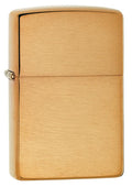 Zippo Classic Brushed Brass Lighter #204B