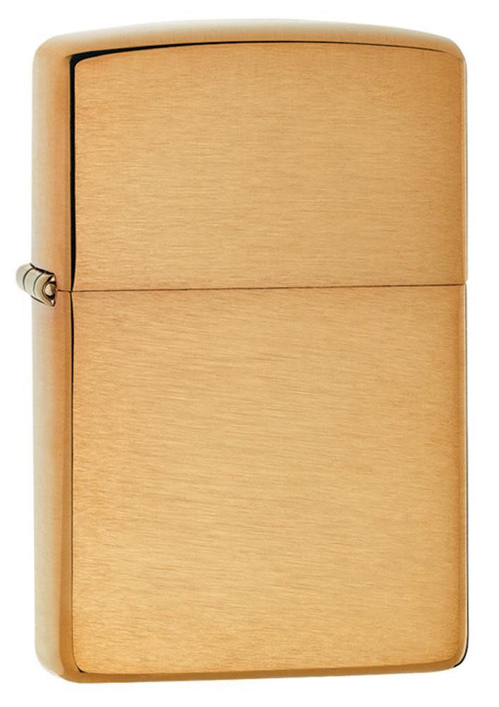 Zippo Classic Brushed Brass Lighter #204B