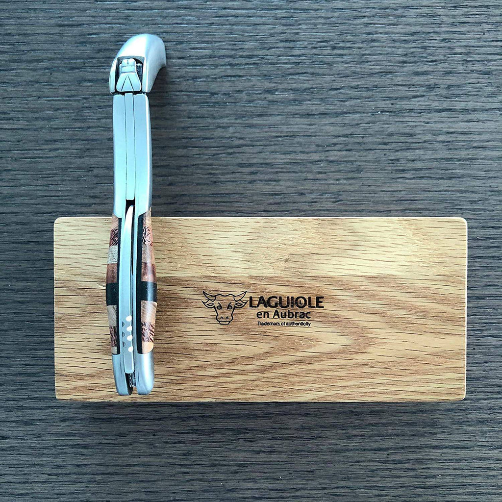 Handcrafted Sommelier Waiter's Corkscrew with Woodstock Handle by Laguiole en Aubrac