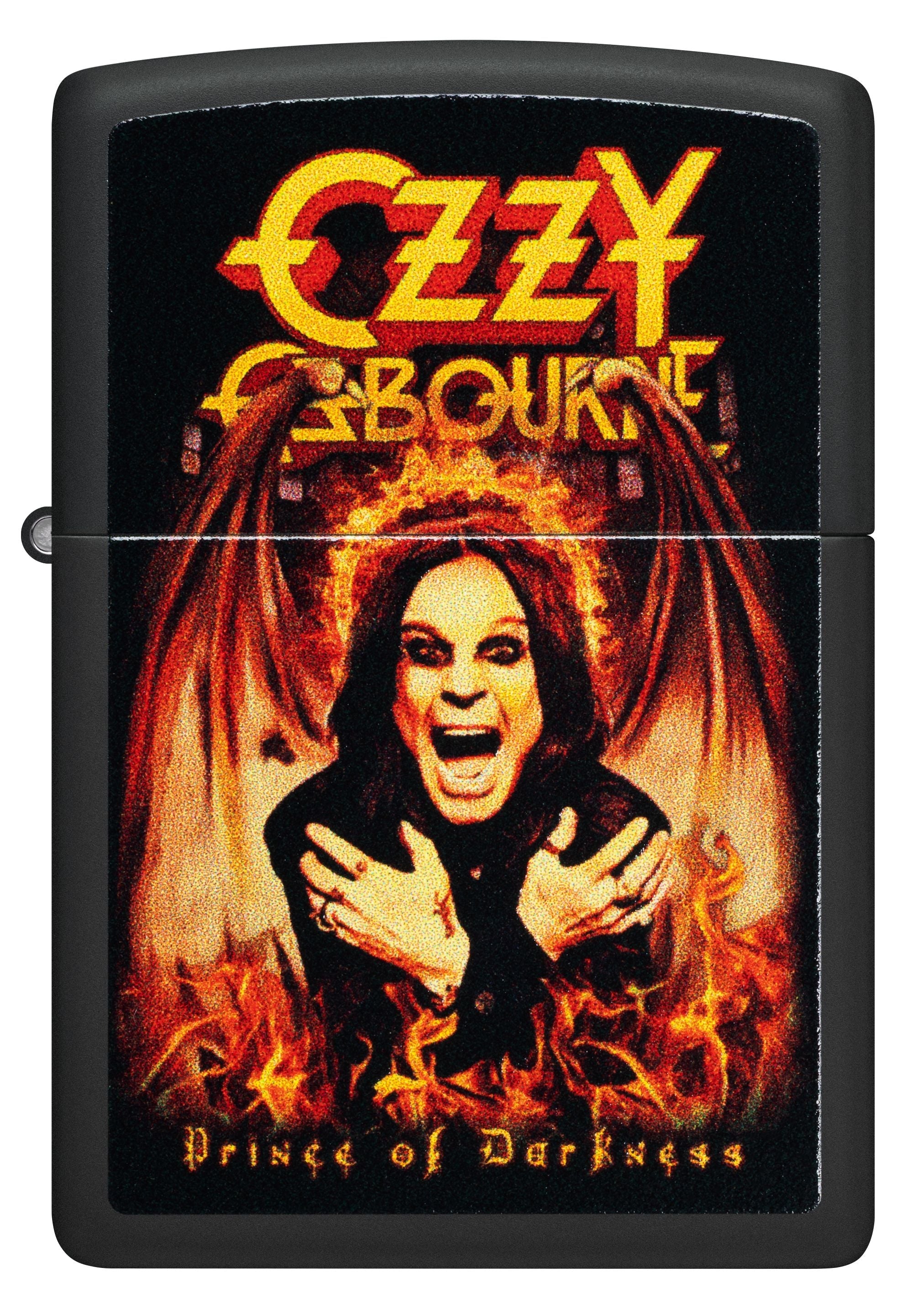 Zippo Ozzy Osbourne Prince of Darkness, Black Matte Lighter #47082