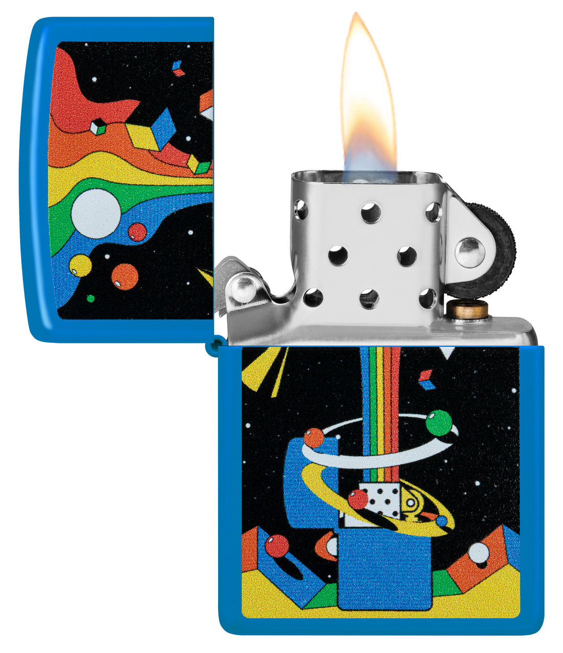 Zippo Cosmic Zippo Retro, Sky Blue Matte Lighter #46155
