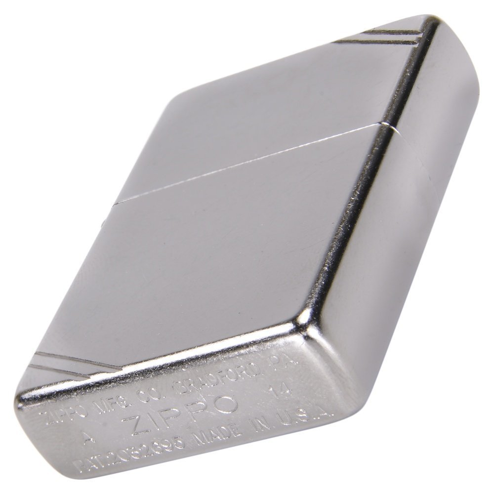Zippo with Slashes, Street Chrome Lighter #267