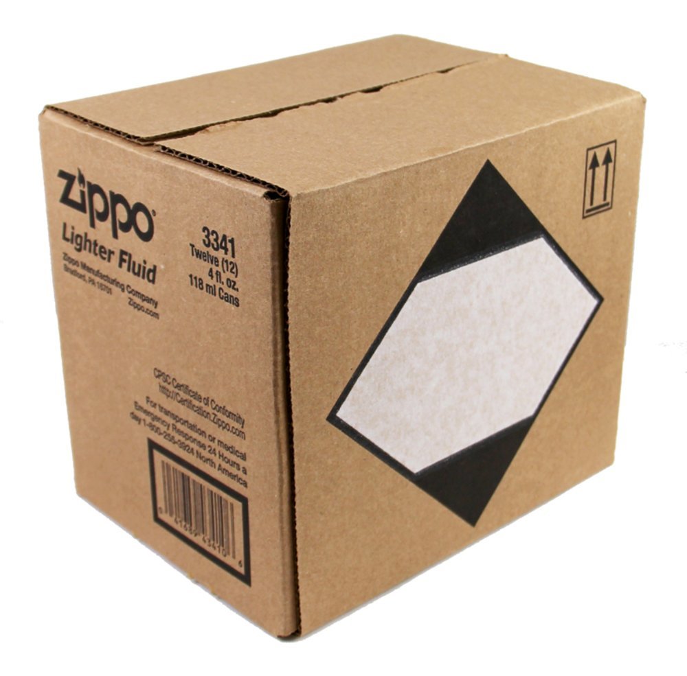Zippo Lighter Fluid, 4 oz, 12-Can #3341