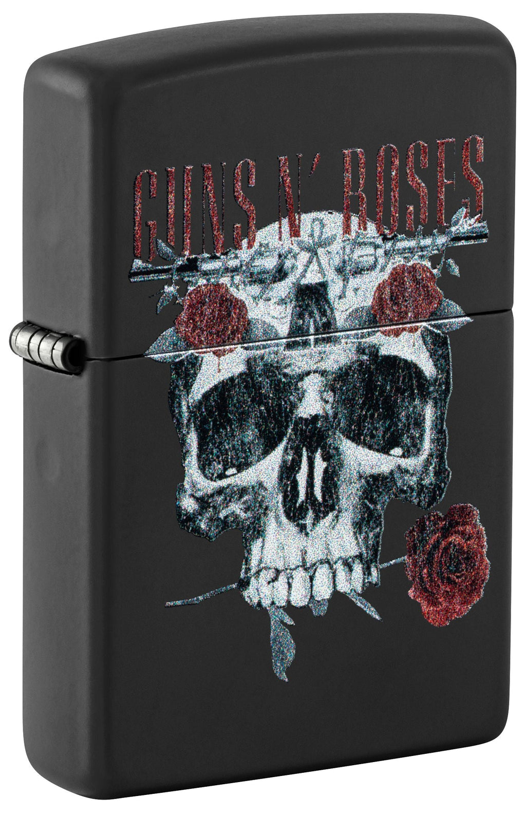 Zippo Guns N' Roses Skull Roses, Black Matte Lighter #47227