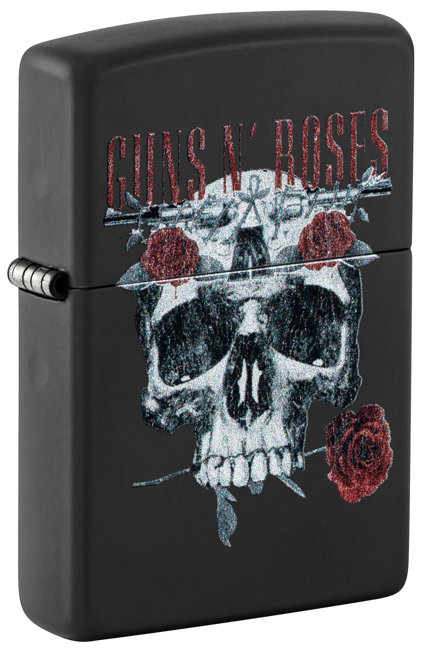 Zippo Guns N' Roses Skull Roses, Black Matte Lighter #47227