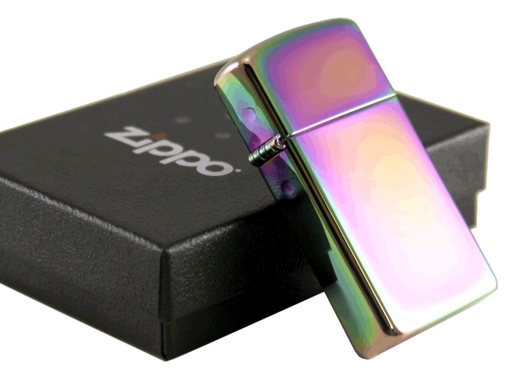 Zippo Slim Spectrum-Rainbow, Multi Color Lighter #20493