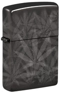 Zippo Cannabis 360°, High Polish Black Lighter #48924