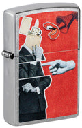 Zippo Speak To The, Street Chrome Lighter #46581