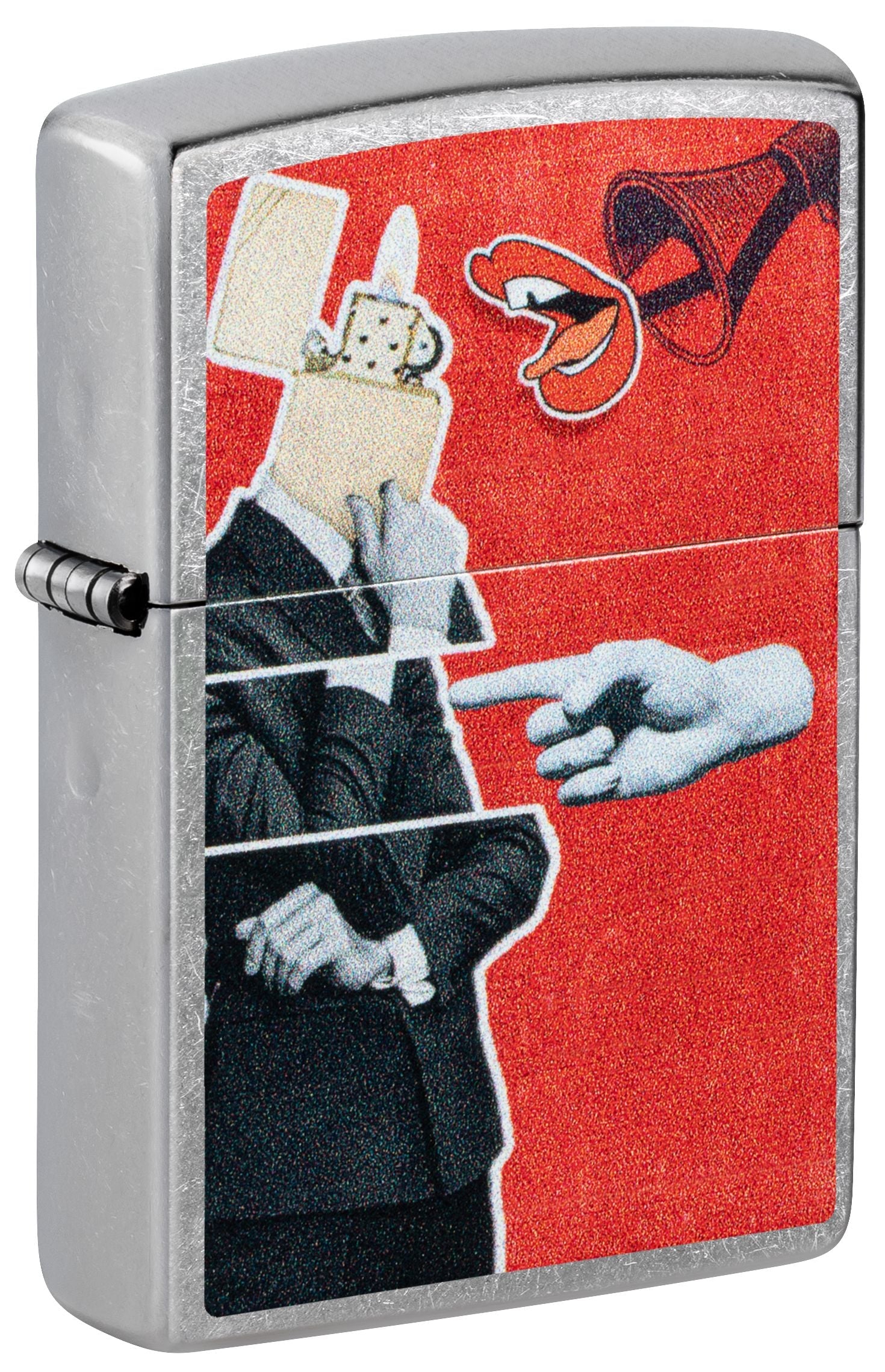 Zippo Speak To The, Street Chrome Lighter #46581