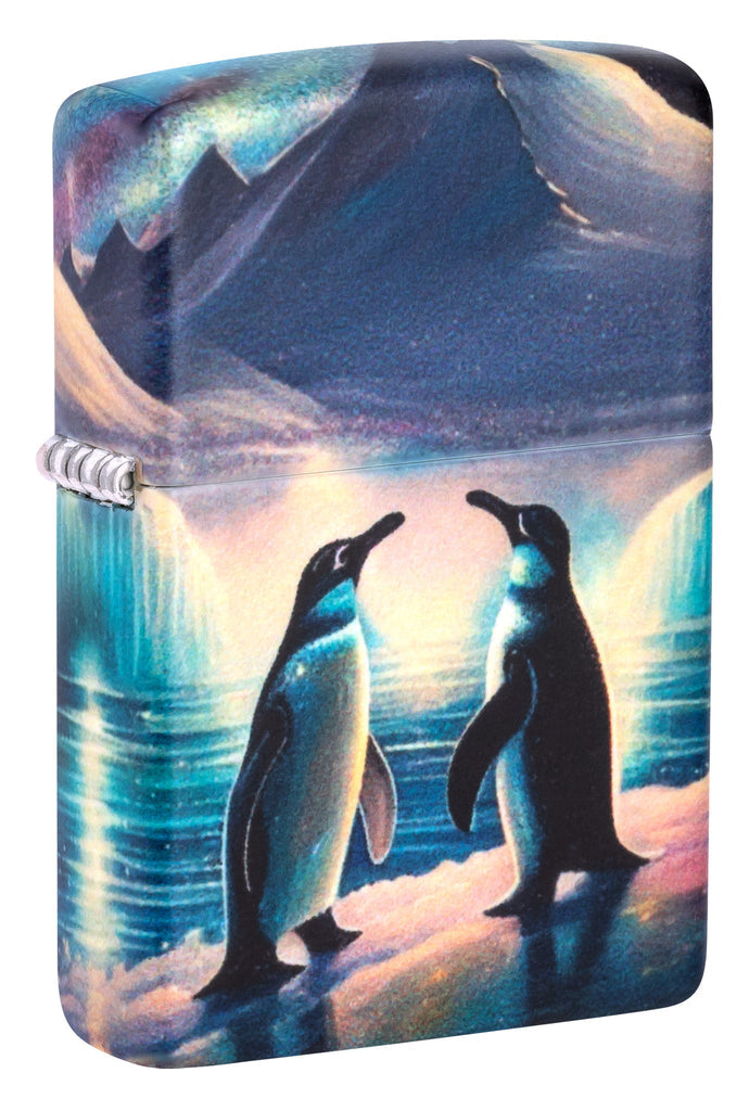 Zippo Penguin Glow-in-the-Dark, 540° Color Lighter #46014