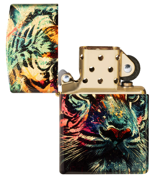 Zippo Painted Tiger, 540° Fusion Lighter #46145
