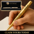Collectible America's "Golden Age" Presidential Pen by Proud Patriots, featuring patriotic design and historical imagery.