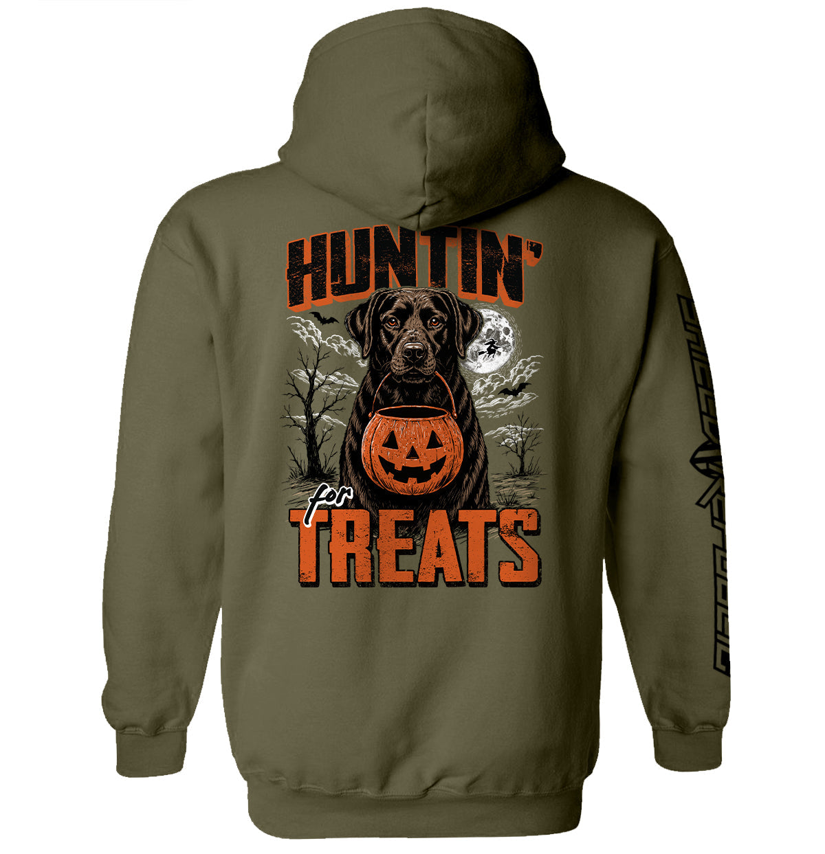 Huntin' For Treats Chocolate Lab