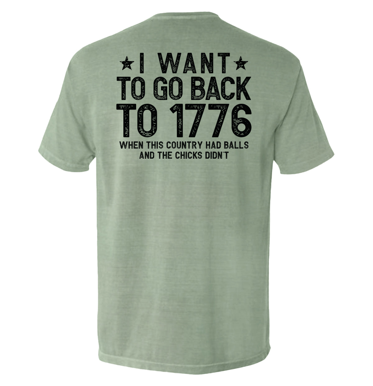 I Want To Go Back To 1776 - Shield Republic t-shirt | Relic & Reel