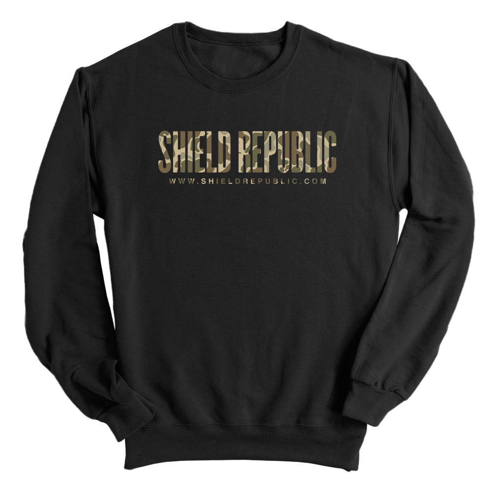 Shield Republic Duck Camo Banner Text sweatshirt - Relic & Reel