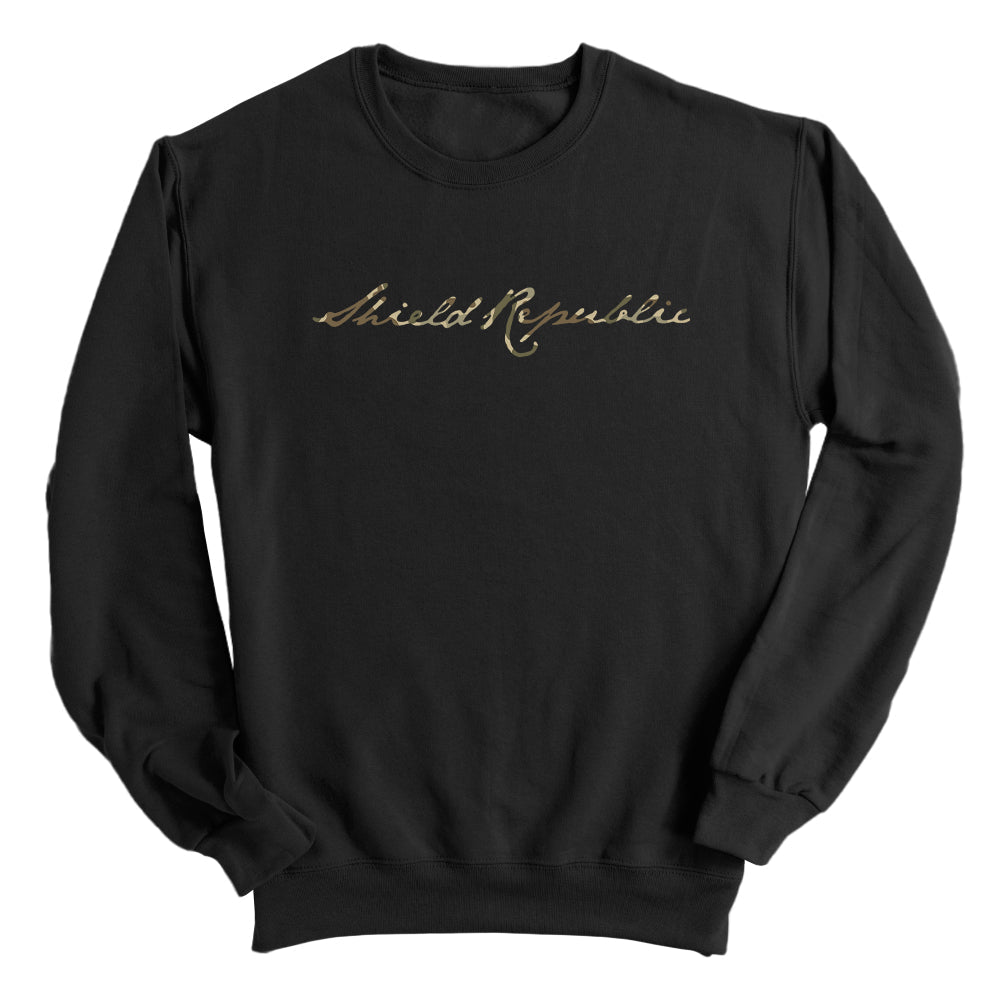 Shield Republic Duck Camo Script sweatshirt - Relic & Reel