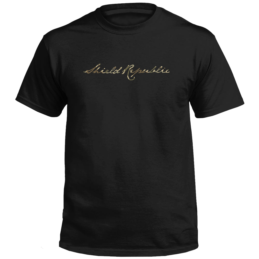 Shield Republic Duck Camo Script t-shirt - Relic & Reel